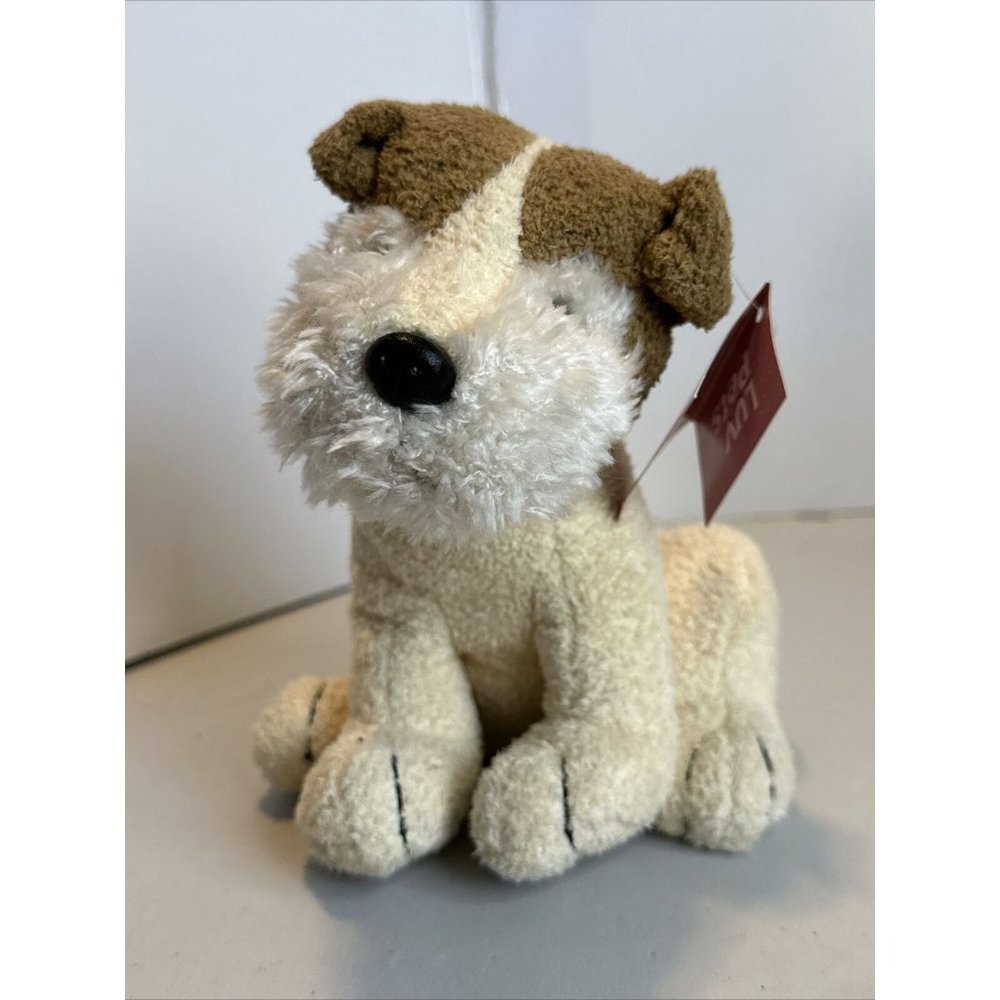 Russ Berrie Luv Pets Small Terrier Dog Trixie Beanie Chamois Plush 7” W Tags